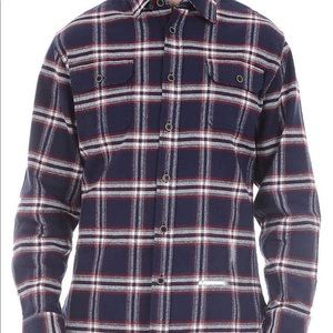 Jachs Men’s Brawny Layer Button Up Flannel Shirt